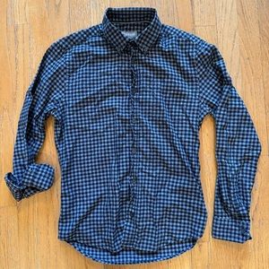 Ash & Erie, Button-Up Pocket Flannel, Eclipse Gingham, Men’s, Slim Fit, XS